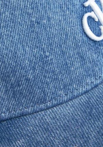 Calvin Klein Jeans Hætte  blue denim / hvid