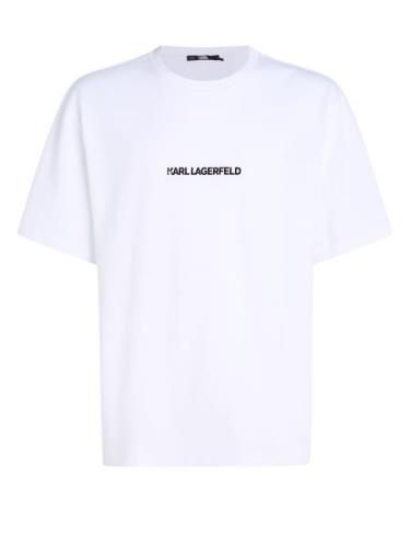 Karl Lagerfeld Bluser & t-shirts 'Ikonik'  sort / hvid