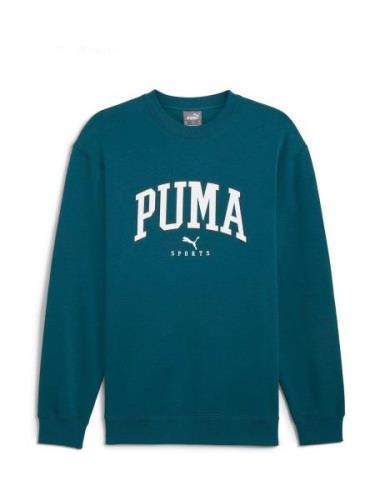 PUMA Sweatshirt 'SQUAD'  petroleum / hvid