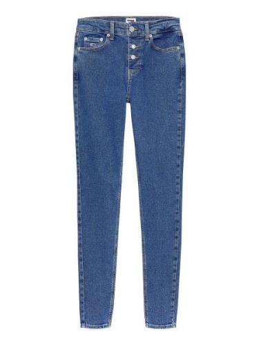 Tommy Jeans Jeans 'Nora'  blue denim / rød / hvid