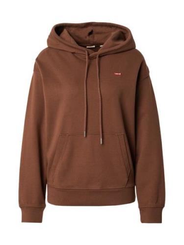 LEVI'S ® Sweatshirt 'Standard Hoodie'  brun / rød / hvid