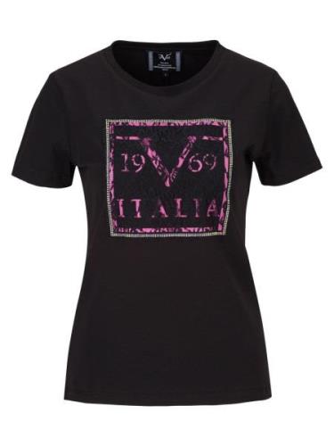 19V69 ITALIA Shirts 'Tinja'  pink / sort