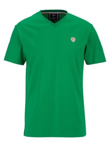 19V69 ITALIA Bluser & t-shirts 'Toni'  beige / grøn / sort