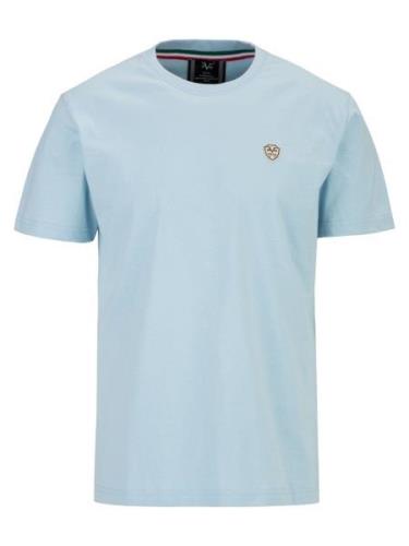 19V69 ITALIA Bluser & t-shirts 'Rafael Bas'  lyseblå / sort / naturhvi...
