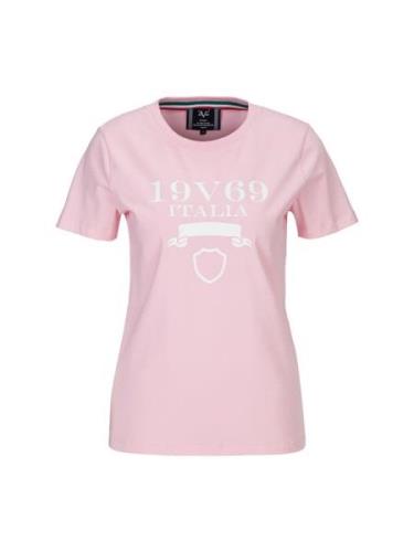 19V69 ITALIA Shirts 'Tamlyn'  lyserød / hvid