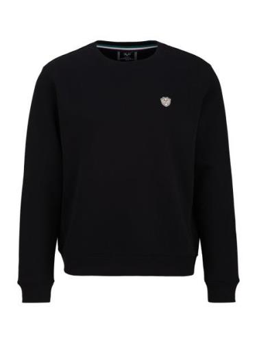 19V69 ITALIA Sweatshirt 'Nico'  sort / hvid