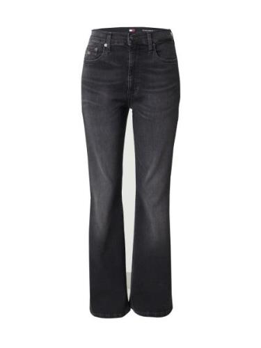 Tommy Jeans Jeans 'SYLVIA'  mørkeblå / rød / black denim / hvid