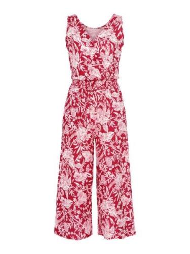 LASCANA Jumpsuit  rød / hvid