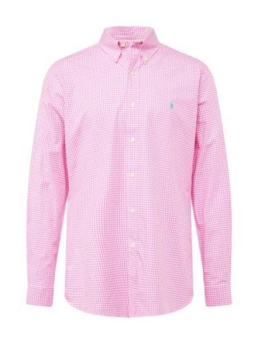 Polo Ralph Lauren Skjorte 'CUBDPPCS'  mint / pink / hvid