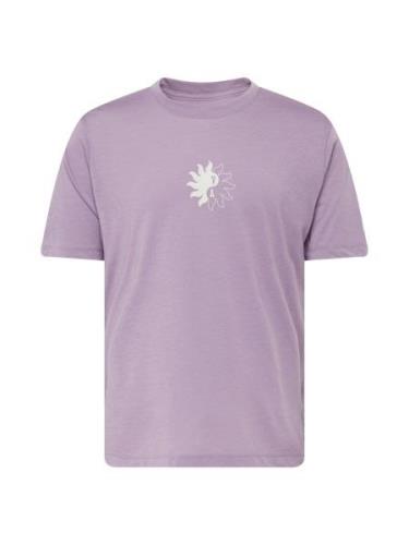 RVCA Funktionsskjorte 'VA BLOOMIN'  lavendel / offwhite