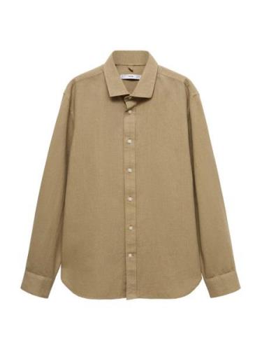 MANGO MAN Skjorte 'Avispag'  khaki