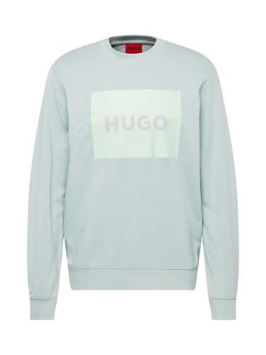 HUGO Sweatshirt 'Duragol'  lysegrå / pastelgrøn