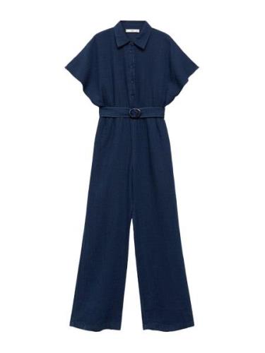 MANGO Jumpsuit 'Bambie'  mørkeblå