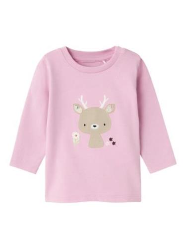 NAME IT Bluser & t-shirts 'KYRAH'  mørkebeige / mørkebrun / lyserød / ...