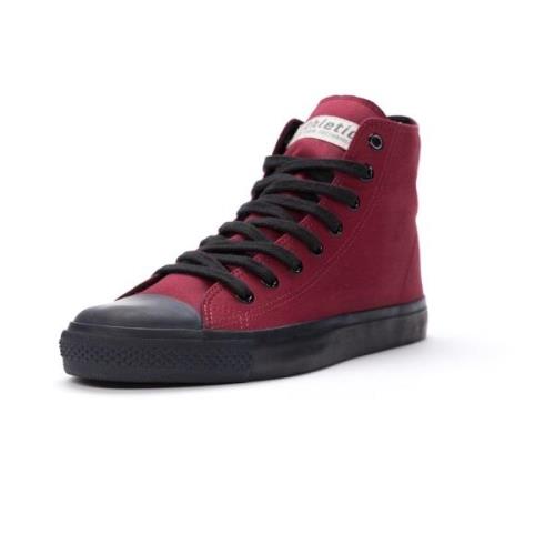 Ethletic Sneaker high  mørkerød / sort