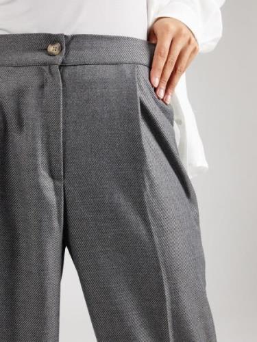 Trendyol Bukser med lægfolder  grå / lysegrå