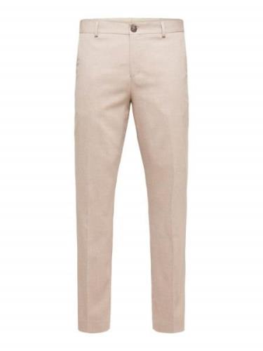 SELECTED HOMME Lærredsbukser 'SNHNeil'  beige-meleret