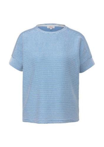 s.Oliver Shirts  royalblå / hvid