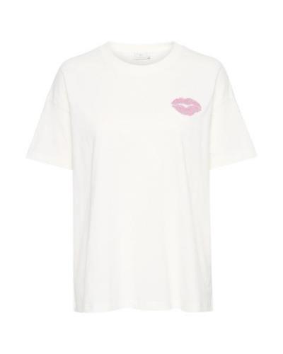 Kaffe Shirts 'Afie'  lys pink / naturhvid