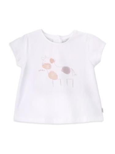 KNOT Bluser & t-shirts 'Moo'  abrikos / fersken / rosé / hvid