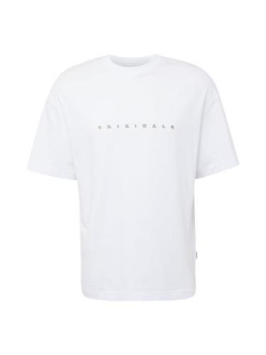 JACK & JONES Bluser & t-shirts 'EASTER ACTIVITY'  grå / hvid