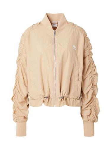 ADIDAS ORIGINALS Overgangsjakke  sand / hvid