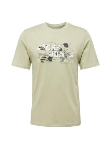JACK & JONES Bluser & t-shirts 'JCOOUTDOOR'  pastelgrøn / mørkegrøn / ...