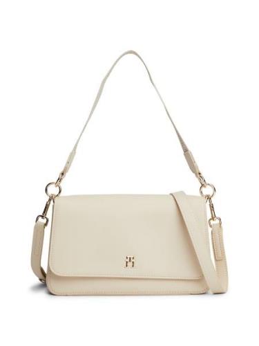 TOMMY HILFIGER Skuldertaske 'Fresh'  creme / guld