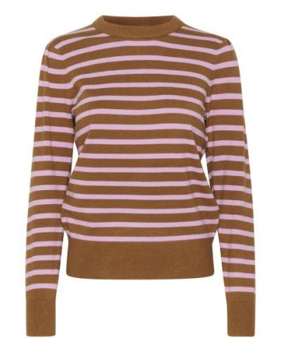 SAINT TROPEZ Pullover 'Fikam'  brun / lys pink