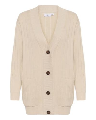 SAINT TROPEZ Cardigan 'Fumiko'  creme