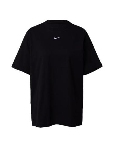 Nike Sportswear Oversized bluse 'Essentials'  sort / hvid