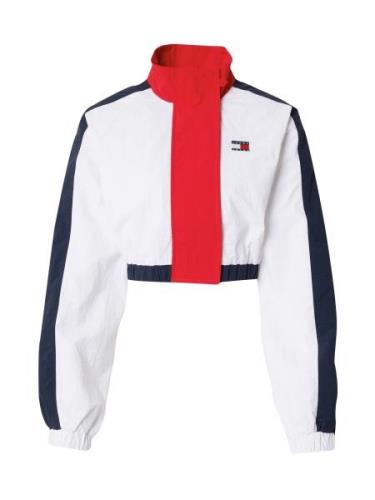 Tommy Jeans Overgangsjakke  navy / knaldrød / hvid