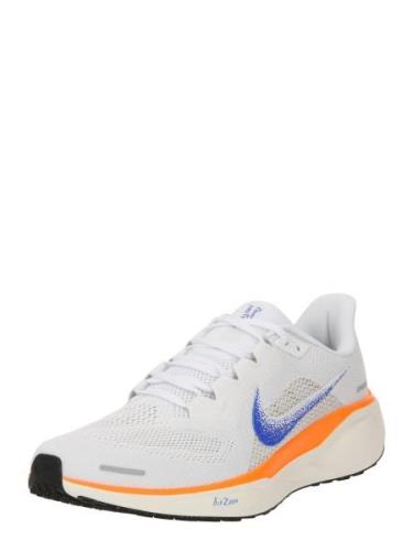 NIKE Sportssko 'AIR ZOOM PEGASUS'  blå / orange / hvid