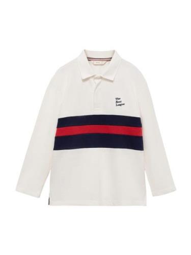 MANGO KIDS Shirts  ecru / navy / rød