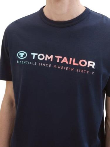 TOM TAILOR Bluser & t-shirts  marin / lyseblå / laks