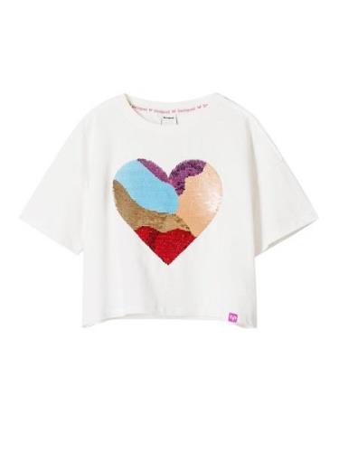 Desigual Bluser & t-shirts  blandingsfarvet / hvid