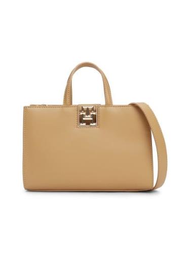 TOMMY HILFIGER Håndtaske  camel / guld