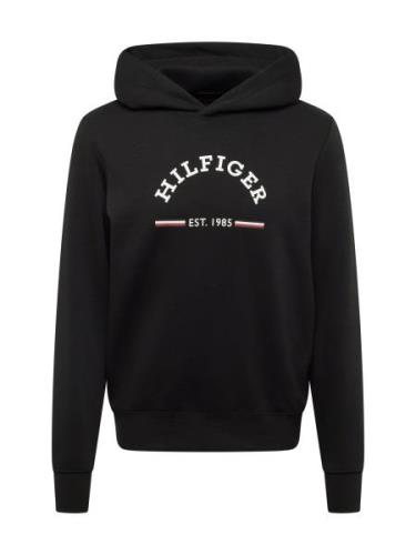 TOMMY HILFIGER Sweatshirt  sort / hvid