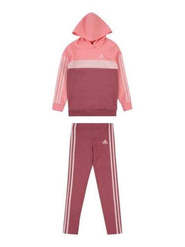 ADIDAS SPORTSWEAR Træningsdragt  lyserød / gammelrosa / brandrød