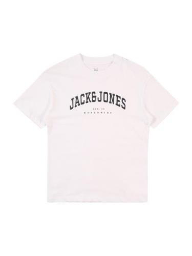 Jack & Jones Junior Shirts 'JJECALEB'  sort / hvid