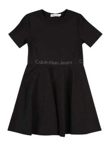 Calvin Klein Jeans Kjole  grå / sort