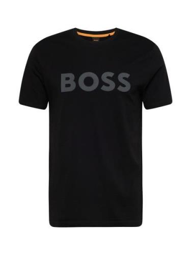 BOSS Bluser & t-shirts 'Thinking 1'  mørkegrå / sort