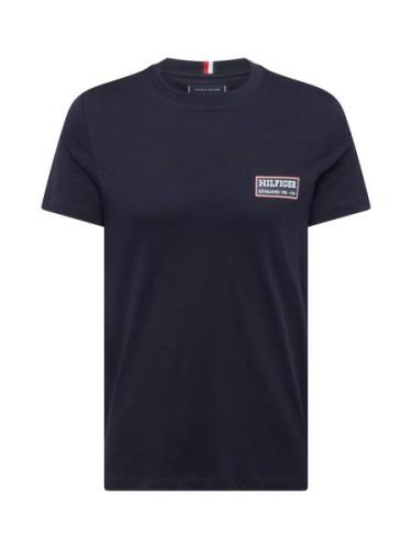 TOMMY HILFIGER Bluser & t-shirts  marin / mørkerød / hvid