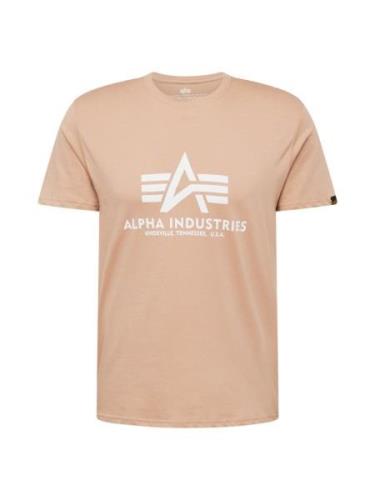 ALPHA INDUSTRIES Bluser & t-shirts  pastelorange / hvid