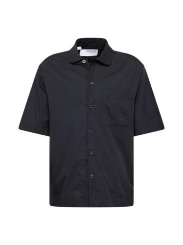 SELECTED HOMME Skjorte 'SLHBOXY'  sort / hvid