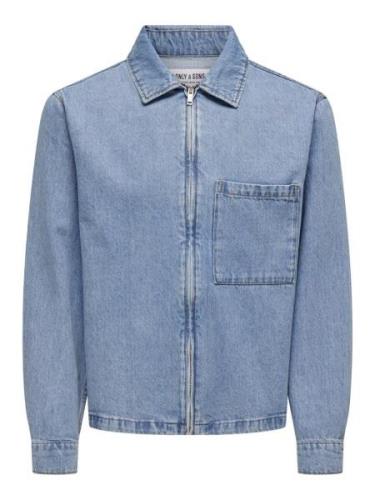 Only & Sons Overgangsjakke 'JEPPE'  blue denim