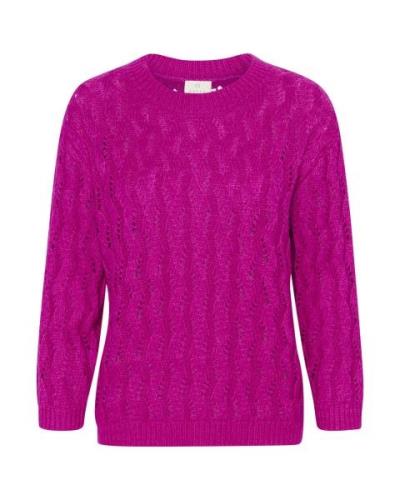 Kaffe Pullover 'Lena'  neonpink