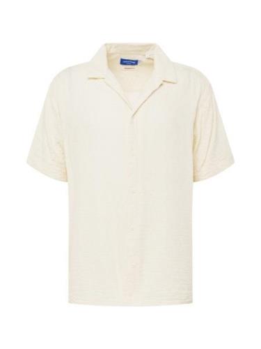 JACK & JONES Skjorte 'JORTAORMINA'  creme