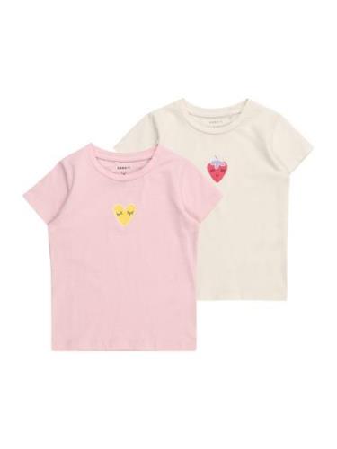 NAME IT Bluser & t-shirts  creme / gul / lys pink