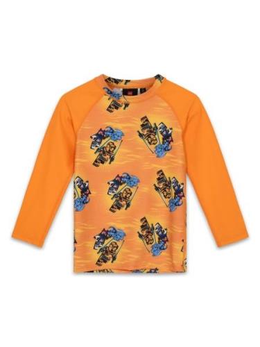 LEGO® kidswear UV-beskyttelse 'LWARIS 303'  blå / brun / orange